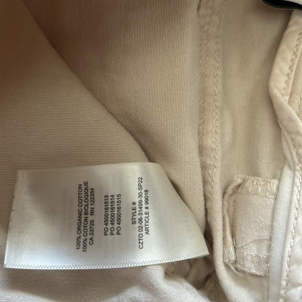 Aritzia Sun-deh Creme Cargo Pant Size 0 - Picture 6 of 8